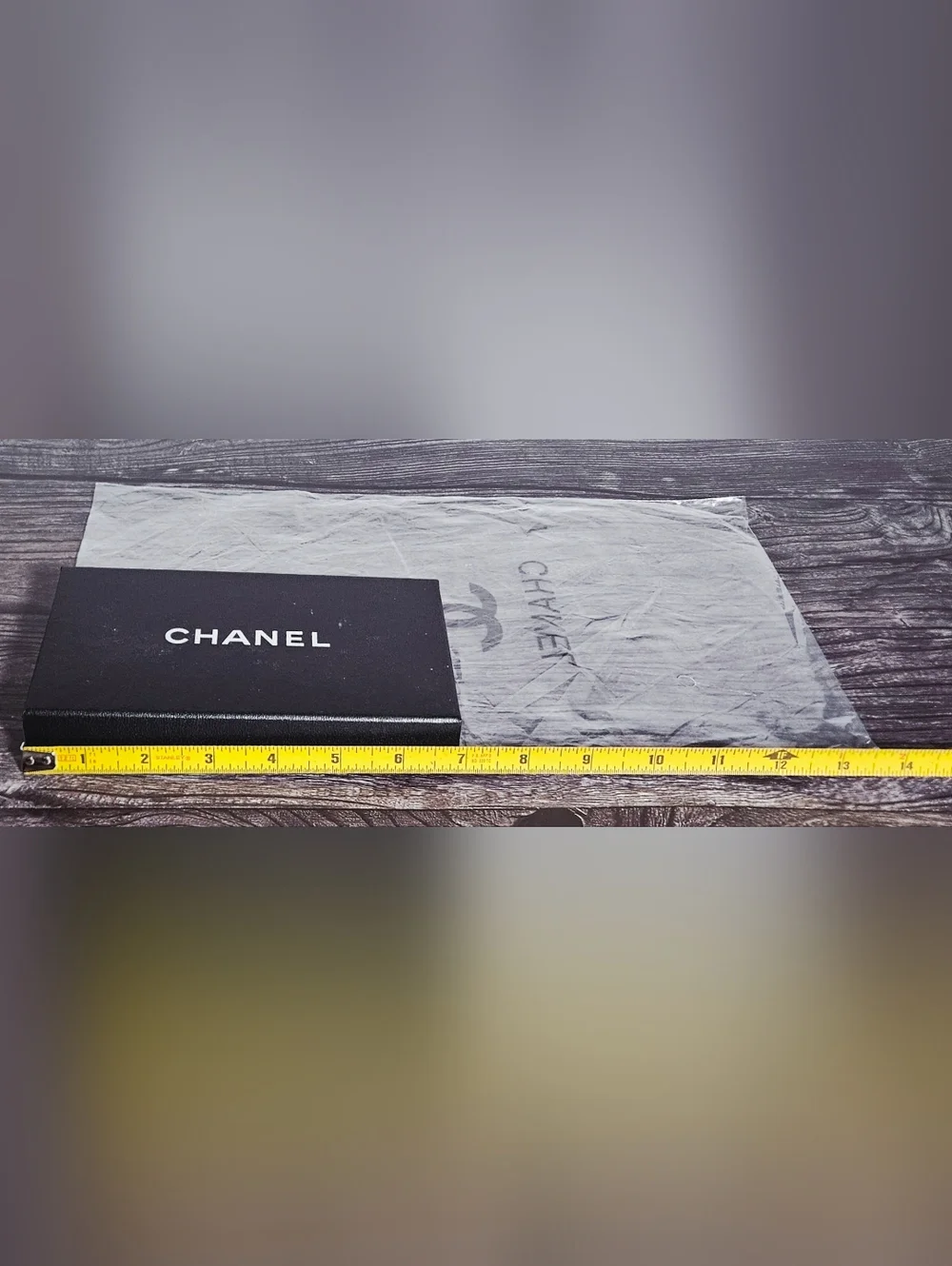 NEW Chanel Black Gift Box Set Foam Insert Booklet Bag Jewelry Wallet Storage